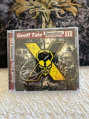 Geoff Tate Autographed Operation Mindcrime III CD / Final Chapter Tour Tee Large